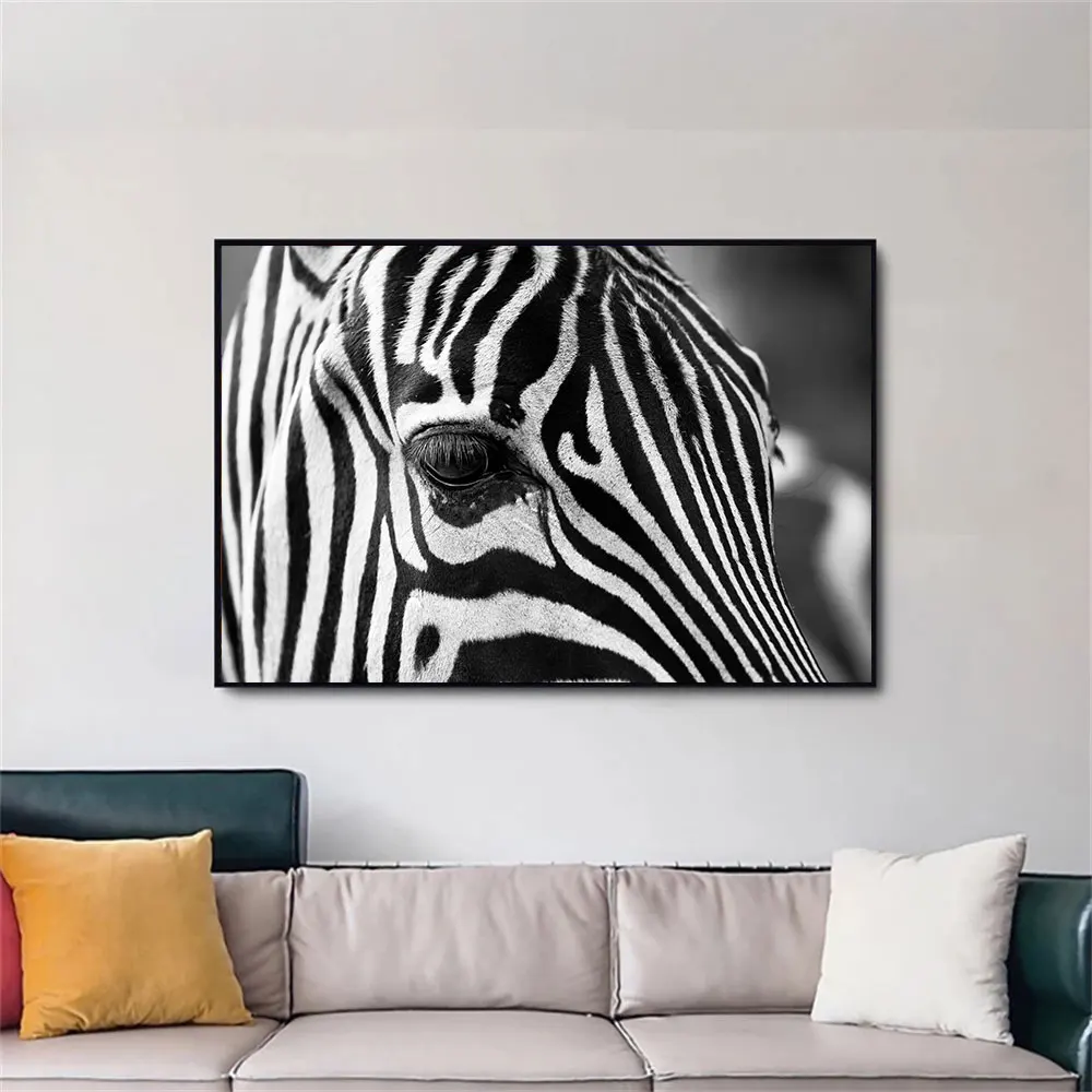 Modern Art Animal Zebra Canvas Painting on Canvas Posters and Prints Wall Art Black and White Picture for Living Room Home Decor
Modern Art Animal Zebra Canvas Painting on Canvas Posters and Prints Wall Art Black and White Picture for Living Room Home Decor