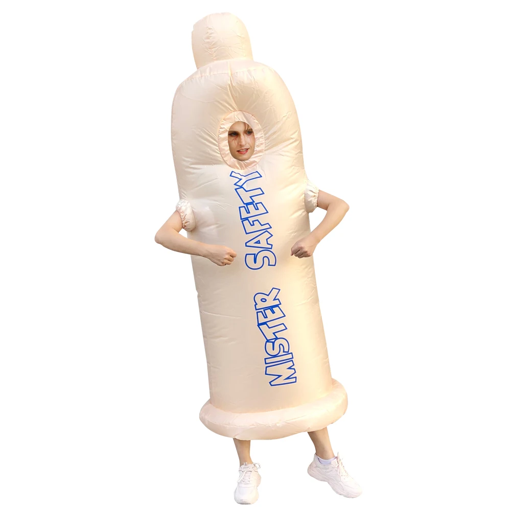 Cosplay Safety Condom Inflatable Costumes Halloween Cosplay Costume Walk Jumpsuit Christmas Role Play Disfraz for Adult
Cosplay Safety Condom Inflatable Costumes Halloween Cosplay Costume Walk Jumpsuit Christmas Role Play Disfraz for Adult