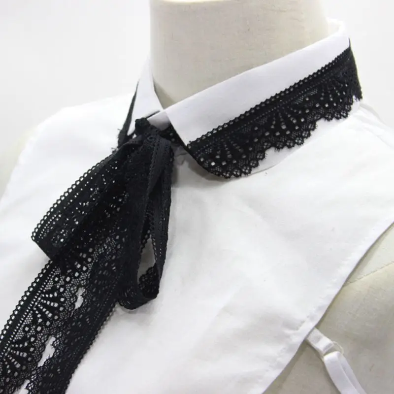 Women Classic Office Blouse Sweater Vest Detachable Fake False Collar Hollow Out Floral Lace Ribbon Bowknot Cotton Half Tie
Women Classic Office Blouse Sweater Vest Detachable Fake False Collar Hollow Out Floral Lace Ribbon Bowknot Cotton Half Tie