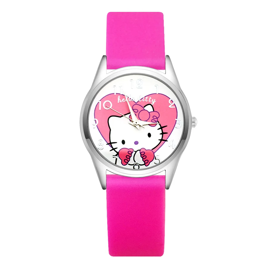 Children's Wrist Watches Cute Cartoon Cat Style Women Student Boy Girl Leather Silicone Strap Quartz Clock JC88
Children's Wrist Watches Cute Cartoon Cat Style Women Student Boy Girl Leather Silicone Strap Quartz Clock JC88