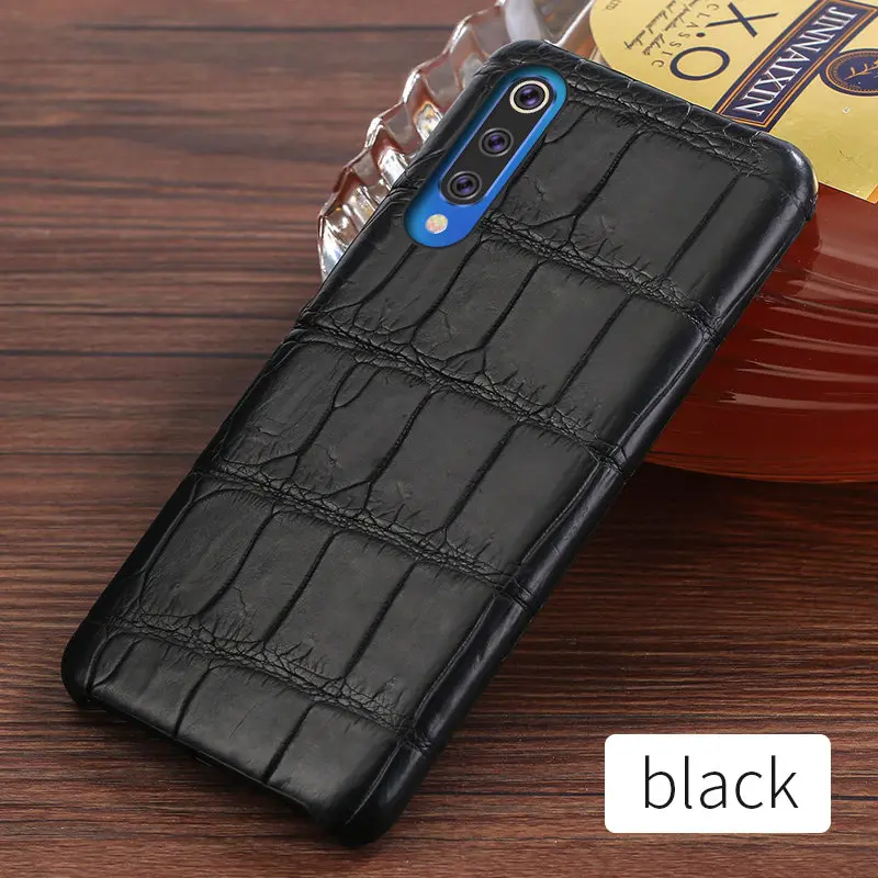 100% Оригинальный чехол из крокодиловой кожи для Xiaomi Mi 9T pro 9 9SE 8 SE Lite чехлы Redmi K20 note 7