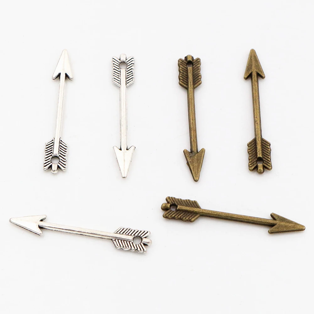 30x5mm 40pcs Antique Silver Plated Bronze Plated Arrow Handmade Charms Pendant:DIY for bracelet necklace
30x5mm 40pcs Antique Silver Plated Bronze Plated Arrow Handmade Charms Pendant:DIY for bracelet necklace