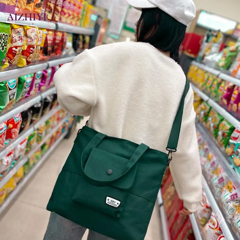 Multi-function Women Shoulder Canvas Handbags Hit Color Large Capacity Female School Student Messenger Crossbody Tote Bag
Multi-function Women Shoulder Canvas Handbags Hit Color Large Capacity Female School Student Messenger Crossbody Tote Bag