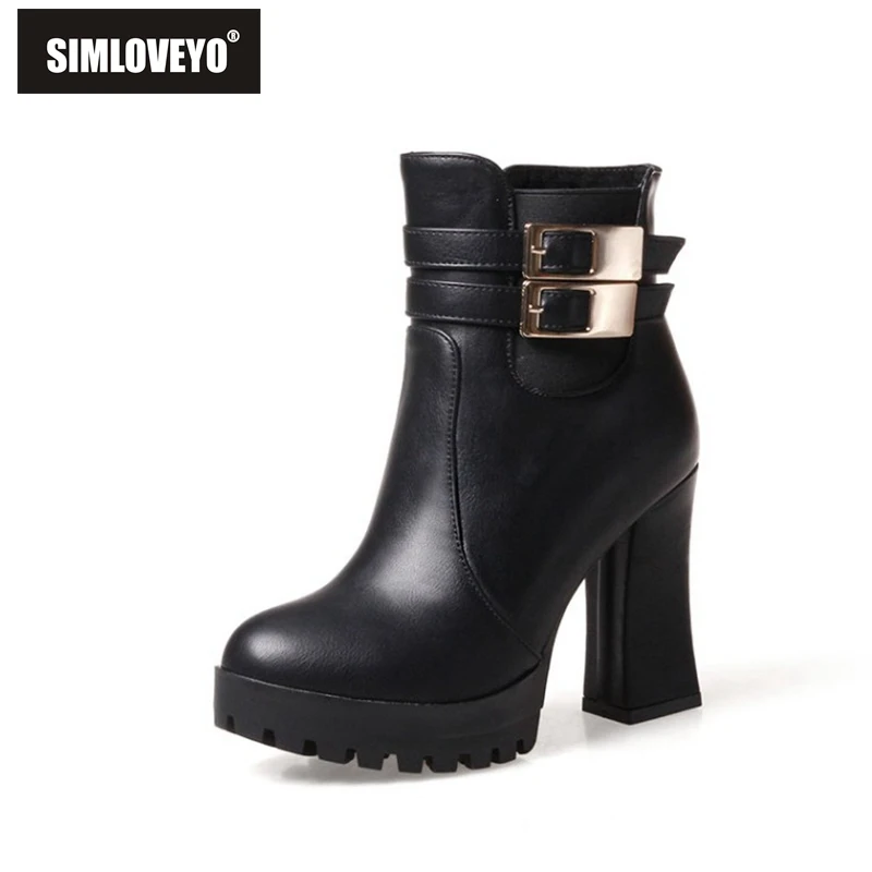 SIMLOVEYO Party Club Pumps Lady Shoes Block High Heels Round Toe Platform Women Warm Plush Lined Winter Boots Big Size 43 F1401
SIMLOVEYO Party Club Pumps Lady Shoes Block High Heels Round Toe Platform Women Warm Plush Lined Winter Boots Big Size 43 F1401