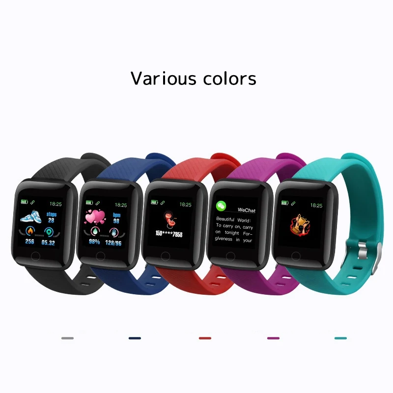 116plus Smart Watch Heart Rate Blood Pressure Monitor IP67 Waterproof Pedometer Sleep Monitor Wristband Sport Mode Smartband
116plus Smart Watch Heart Rate Blood Pressure Monitor IP67 Waterproof Pedometer Sleep Monitor Wristband Sport Mode Smartband