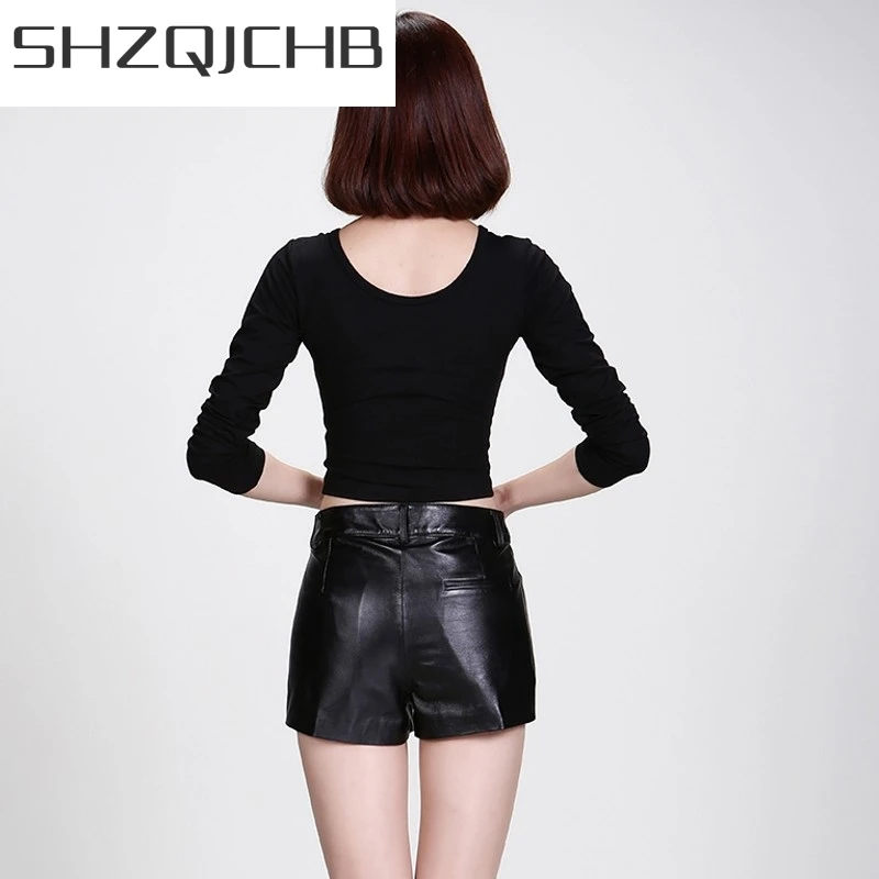 JCHB 2021 Korean Fashion Office Lady Print Floral Shorts Mid Waist Slim Fit Sheepskin Trouser Female Straight Autumn Real Leathe
JCHB 2021 Korean Fashion Office Lady Print Floral Shorts Mid Waist Slim Fit Sheepskin Trouser Female Straight Autumn Real Leathe