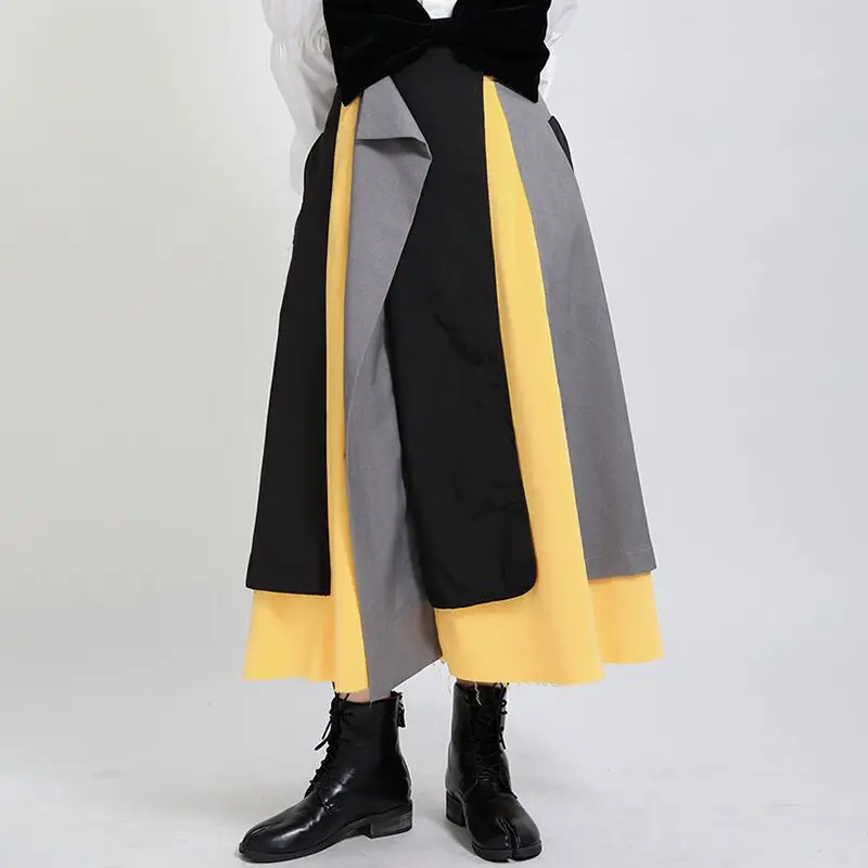 Irregular Grand Skirt Women 2021 Spring and Summer New Variety of Color-collage Skirts Punk Y2k Long Skirts for Women
Irregular Grand Skirt Women 2021 Spring and Summer New Variety of Color-collage Skirts Punk Y2k Long Skirts for Women