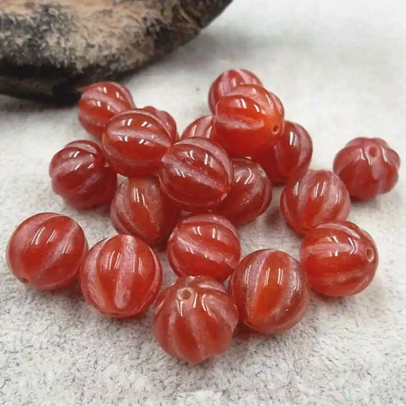 Wholesale 50pcs Natural Red Carnelian Carved Pumpkin Beads 8mm 10mm 12mm 14mm 16mm 18mm 20mm Free Shipping TSB0456
Wholesale 50pcs Natural Red Carnelian Carved Pumpkin Beads 8mm 10mm 12mm 14mm 16mm 18mm 20mm Free Shipping TSB0456