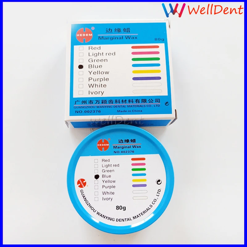 Dental Lab Materials Tin Wax Weight 80G Margin Wax (White purple red green blue yellow ) Dental Materials
Dental Lab Materials Tin Wax Weight 80G Margin Wax (White purple red green blue yellow ) Dental Materials