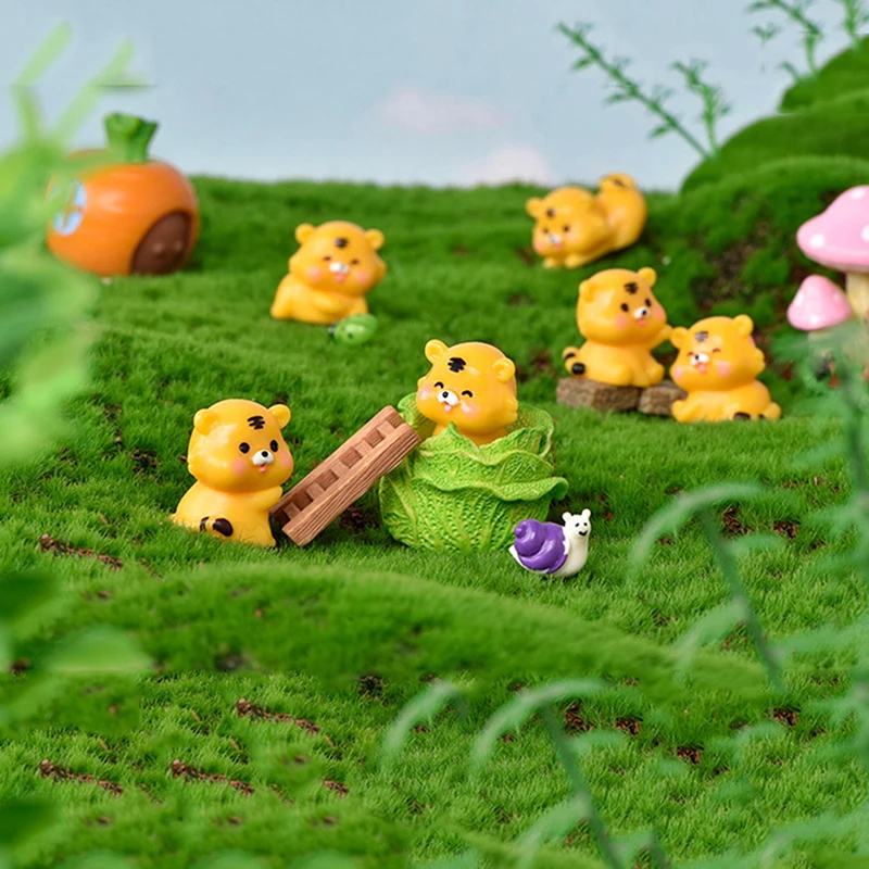 7 шт. китайский новый год Зодиак милый тигр Мини Тигр DIY микро ландшафт Садоводство настольное украшение полимерное ремесло
7 шт. китайский новый год Зодиак милый тигр Мини Тигр DIY микро ландшафт Садоводство настольное украшение полимерное ремесло