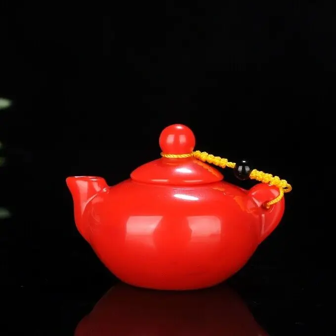Модный Китайский Изысканный мини-чайник из нефрита, рубиновый чайник, маленькая фляжка, чайная комната, коллекция, художественное оформлен...
Модный Китайский Изысканный мини-чайник из нефрита, рубиновый чайник, маленькая фляжка, чайная комната, коллекция, художественное оформлен...