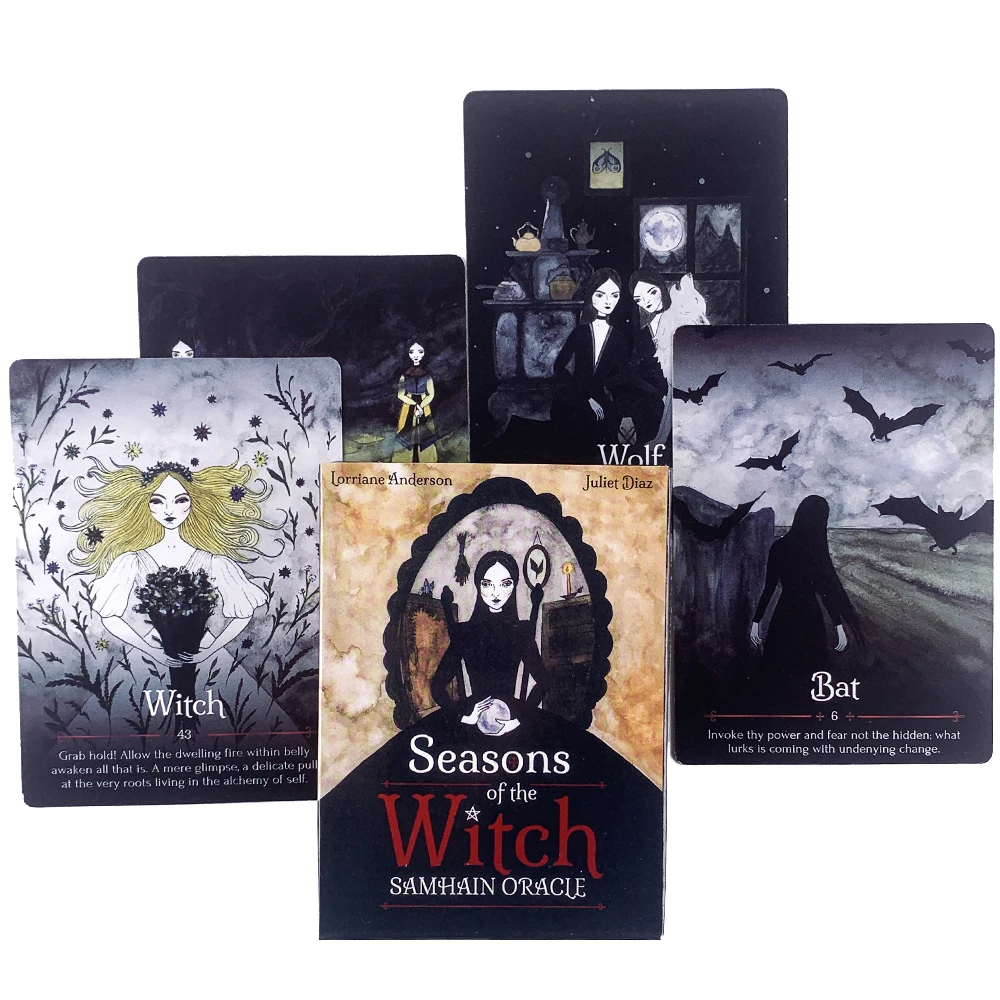 Seasons of The Witch Oracle Cards Adult Games for Party Chakra Witchcraft Supplies Divination Board Games for Adults
Seasons of The Witch Oracle Cards Adult Games for Party Chakra Witchcraft Supplies Divination Board Games for Adults