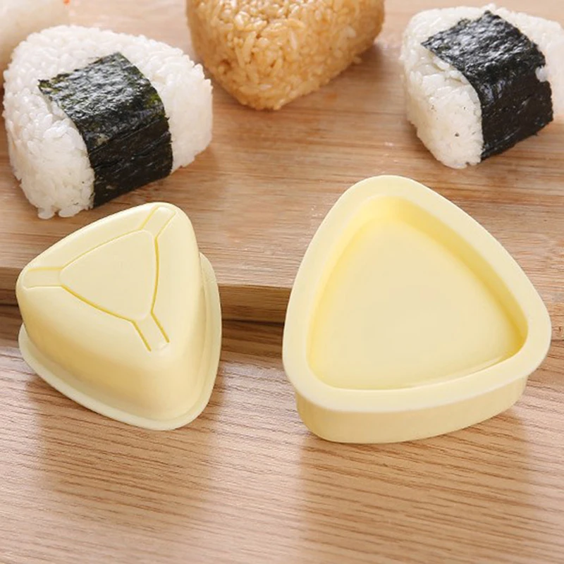 

3 шт./компл. «сделай сам» форма для суши рисовый онигири мяч пищевой пресс треугольная форма для суши японские аксессуары для бенто наборы ку...