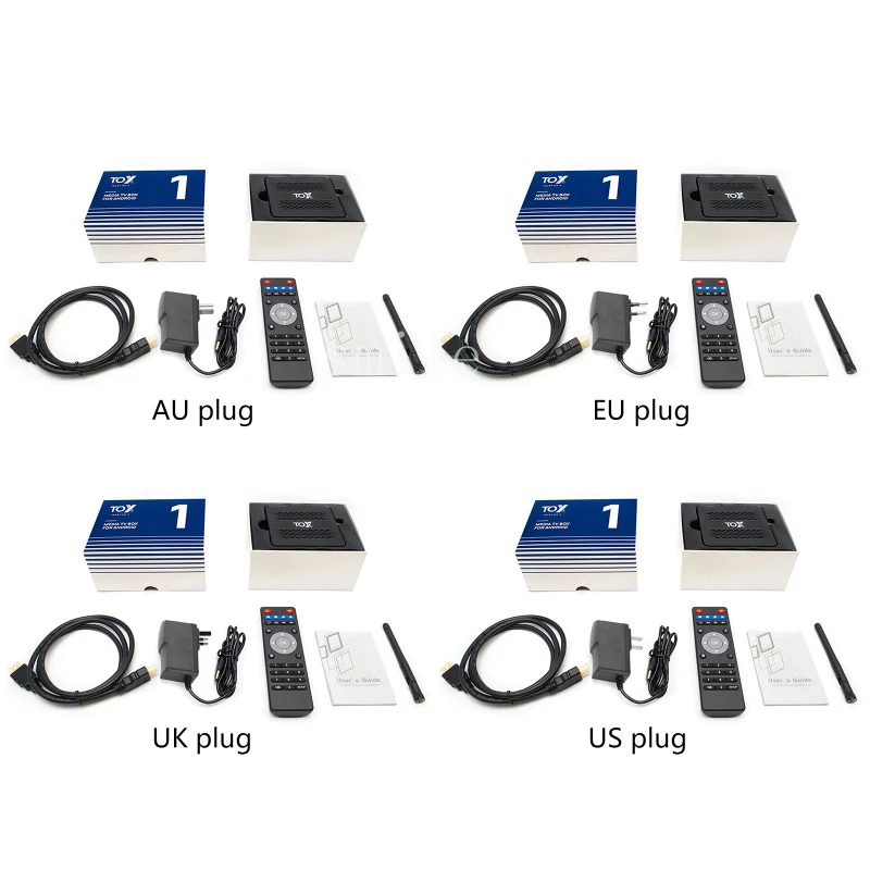 TOX1 Android 9.0 4GB RAM- 32GB ROM WiFi Bluetooth-compatible Smart TV 4K HD Set Top Box Quad-Core Media Player US/EU/UK/AU Plug
TOX1 Android 9.0 4GB RAM- 32GB ROM WiFi Bluetooth-compatible Smart TV 4K HD Set Top Box Quad-Core Media Player US/EU/UK/AU Plug