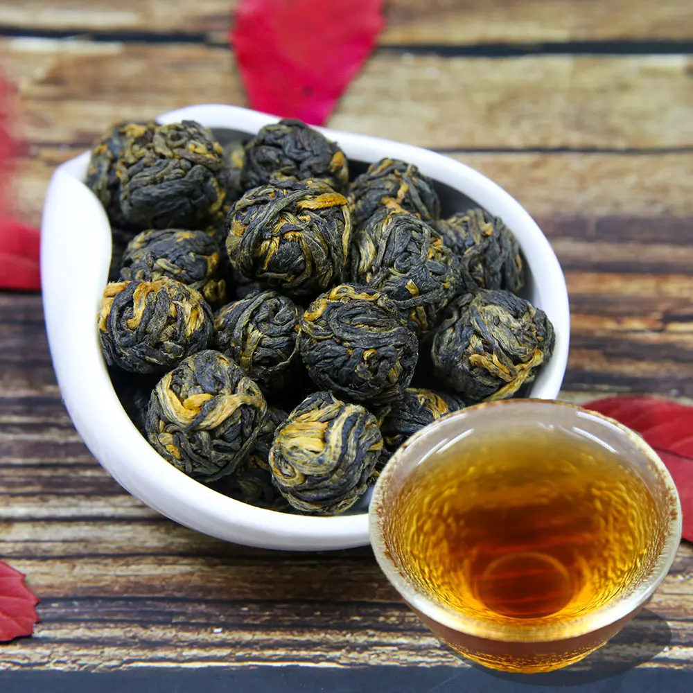 Chinese Tea Yunnan Black Tea Ancient Trees Dian Hong Golden Pearl Dianhong Tea Red
Chinese Tea Yunnan Black Tea Ancient Trees Dian Hong Golden Pearl Dianhong Tea Red