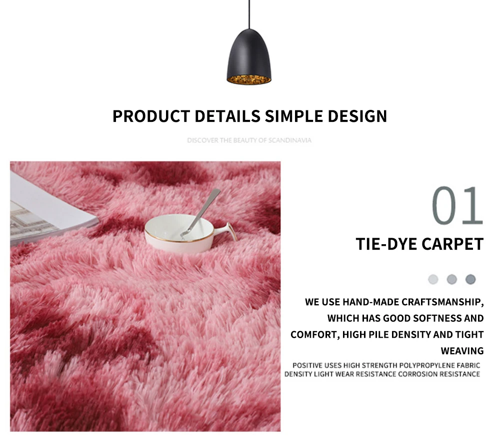 Plush Carpet for Living Room Fluffy Rug Thick Bed Room Carpets Anti-slip Floor 12 color Soft Rugs Tie Dyeing shaggy Bedroom Mat
Plush Carpet for Living Room Fluffy Rug Thick Bed Room Carpets Anti-slip Floor 12 color Soft Rugs Tie Dyeing shaggy Bedroom Mat