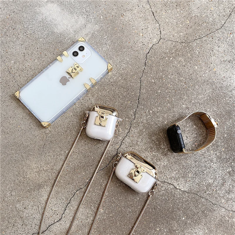 Gold Retro Box with Chains Apple AirPods 1 / 2 / 3 Pro Case Cover IPhone Earbuds Accessories Airpod Case Air Pods Case
Gold Retro Box with Chains Apple AirPods 1 / 2 / 3 Pro Case Cover IPhone Earbuds Accessories Airpod Case Air Pods Case