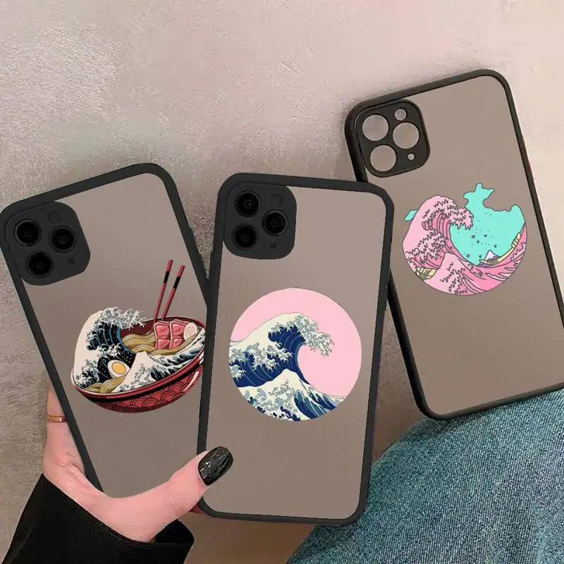 The Big Wave of kanagawa Phone Case matte transparent black For iPhone 7 8 x xs xr 11 12 pro plus mini max Clear Funda
The Big Wave of kanagawa Phone Case matte transparent black For iPhone 7 8 x xs xr 11 12 pro plus mini max Clear Funda