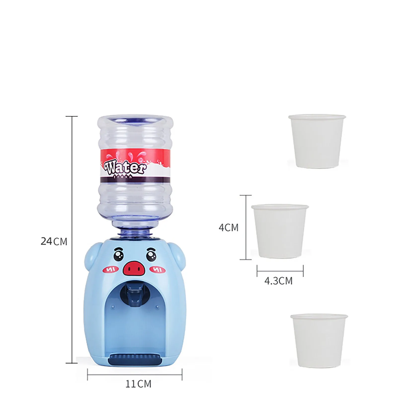2-In-1 Mini Water Dispenser Toys Funny Pig Drinking Fountains Simulation Drinking Fountains Kitchen Living-room Decor Gifts
2-In-1 Mini Water Dispenser Toys Funny Pig Drinking Fountains Simulation Drinking Fountains Kitchen Living-room Decor Gifts