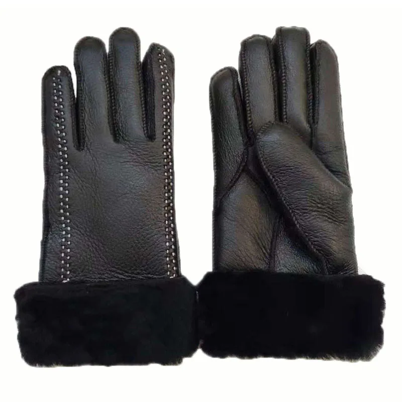 Russian Winter Super Warm Sheep Fur Women's Wool Gloves 2021 New Fashion Sheep Fur Thicken Manual Gloves Ladies Leather Gloves
Russian Winter Super Warm Sheep Fur Women's Wool Gloves 2021 New Fashion Sheep Fur Thicken Manual Gloves Ladies Leather Gloves