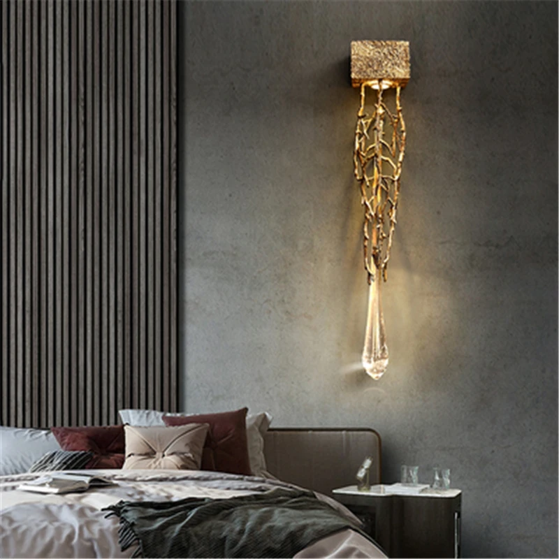 Nordic LED Wall Lamps for Bedroom Modern Home Decoration Crystal Wall Lights Living Room Hall Aisle Sconce Lamp Kitchen Fixtures
Nordic LED Wall Lamps for Bedroom Modern Home Decoration Crystal Wall Lights Living Room Hall Aisle Sconce Lamp Kitchen Fixtures