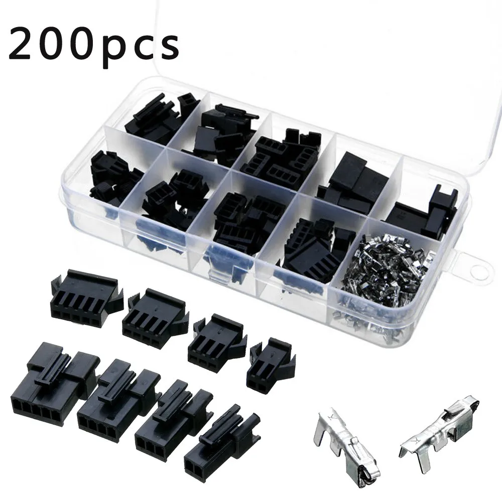 200* 2-5 Pins Terminal Wire Connectors With Case Male/Female Jumper Header Socket Wire Connector W/ Case Supplies
200* 2-5 Pins Terminal Wire Connectors With Case Male/Female Jumper Header Socket Wire Connector W/ Case Supplies