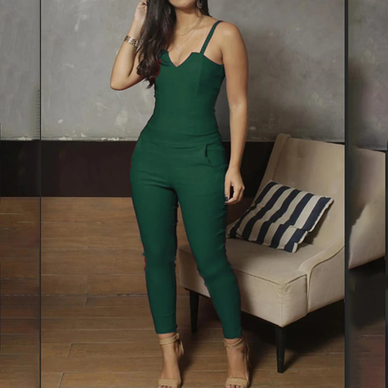 Summer Jumpsuits Women Sling Sleeveless Black Sexy Jumpsuit Fashion V-neck Cloth Party Casual T-shirt 2021 New
Summer Jumpsuits Women Sling Sleeveless Black Sexy Jumpsuit Fashion V-neck Cloth Party Casual T-shirt 2021 New