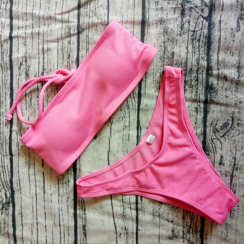 2019 Solid Bikini Brazillian Swimsuit Women Bikini Set Sexy Off Shoulder Swimwear Female Swimming Biquini Maillot De Bain Femme
2019 Solid Bikini Brazillian Swimsuit Women Bikini Set Sexy Off Shoulder Swimwear Female Swimming Biquini Maillot De Bain Femme