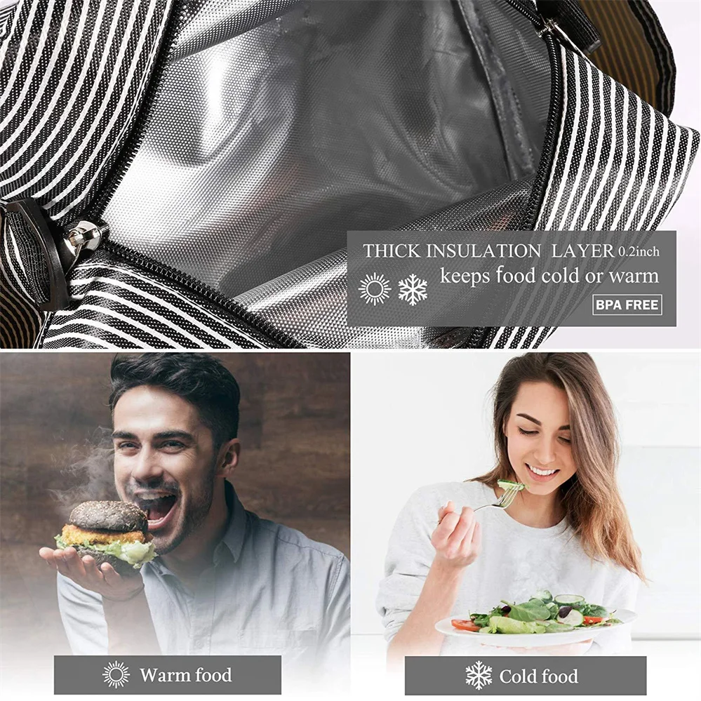 Portable Oxford Thermal Bag Zipper Waterproof Convenient Tote Warm Lunch Lunch BoPicnic bag tote bagx Food Bag
Portable Oxford Thermal Bag Zipper Waterproof Convenient Tote Warm Lunch Lunch BoPicnic bag tote bagx Food Bag