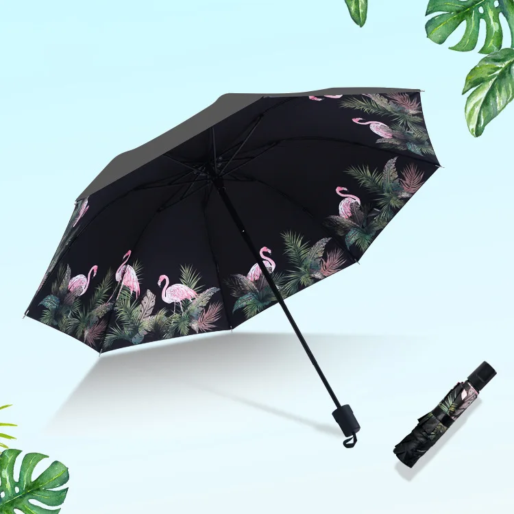 Woman Sun Umbrella Portable Small Black Umbrella Manual Three Fold Sunscreen Umbrella Folding Umbrella Goth Umbrella
Woman Sun Umbrella Portable Small Black Umbrella Manual Three Fold Sunscreen Umbrella Folding Umbrella Goth Umbrella