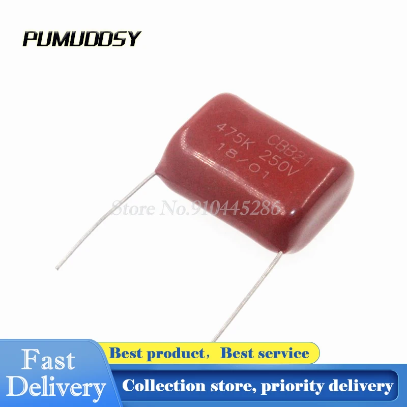 10PCS/Lot 475 4.7uF 250V CBB Polypropylene Film Capacitor Pitch 27mm 475 4.7uF 250V NEW
10PCS/Lot 475 4.7uF 250V CBB Polypropylene Film Capacitor Pitch 27mm 475 4.7uF 250V NEW