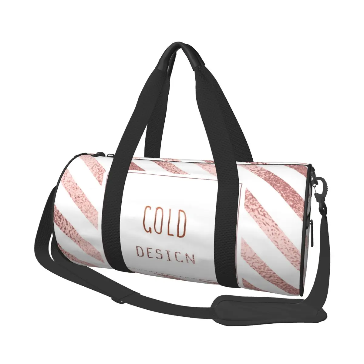 2021 Travel Bag Gold Rose Geometric Striped Exercise Large Capacity Yoga Bag Sports Training Fitness Bag
2021 Travel Bag Gold Rose Geometric Striped Exercise Large Capacity Yoga Bag Sports Training Fitness Bag