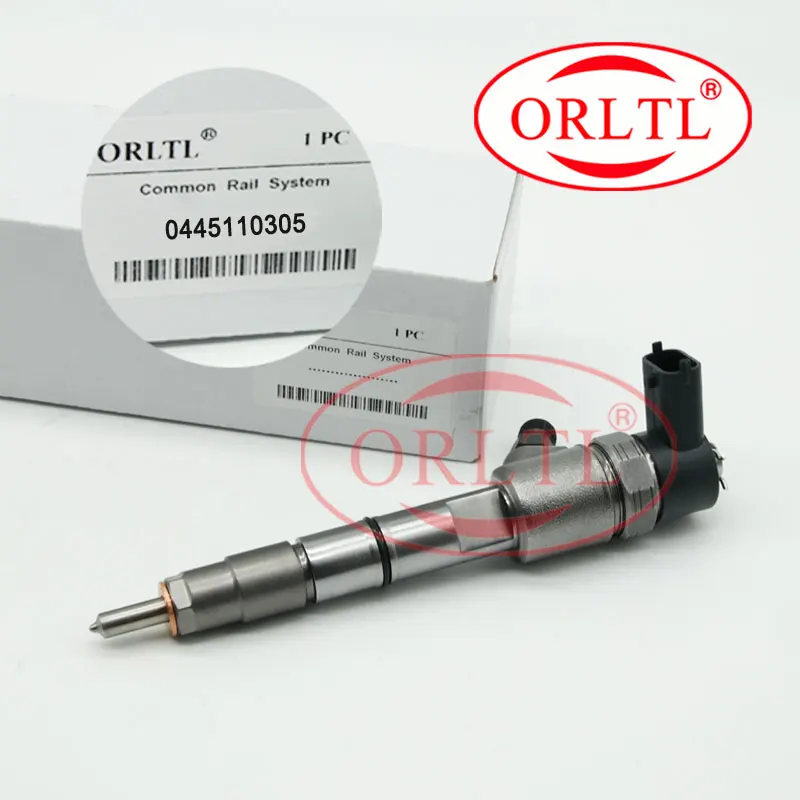 

ORLTL 0445110305 New Fuel Injectior 0 445 110 305 Common Rail Diesel Injector Assy 0445 110 305 For Kobelco, JMC 4JB1 TC