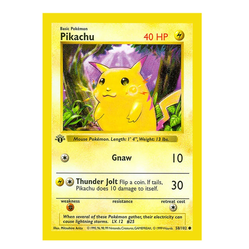 10/Set First Generation Pokemons Cards TCG Pikachu Charizard with Box Battle Toys Hobbies Hobby Game Collection Pokmon for Gift
10/Set First Generation Pokemons Cards TCG Pikachu Charizard with Box Battle Toys Hobbies Hobby Game Collection Pokmon for Gift