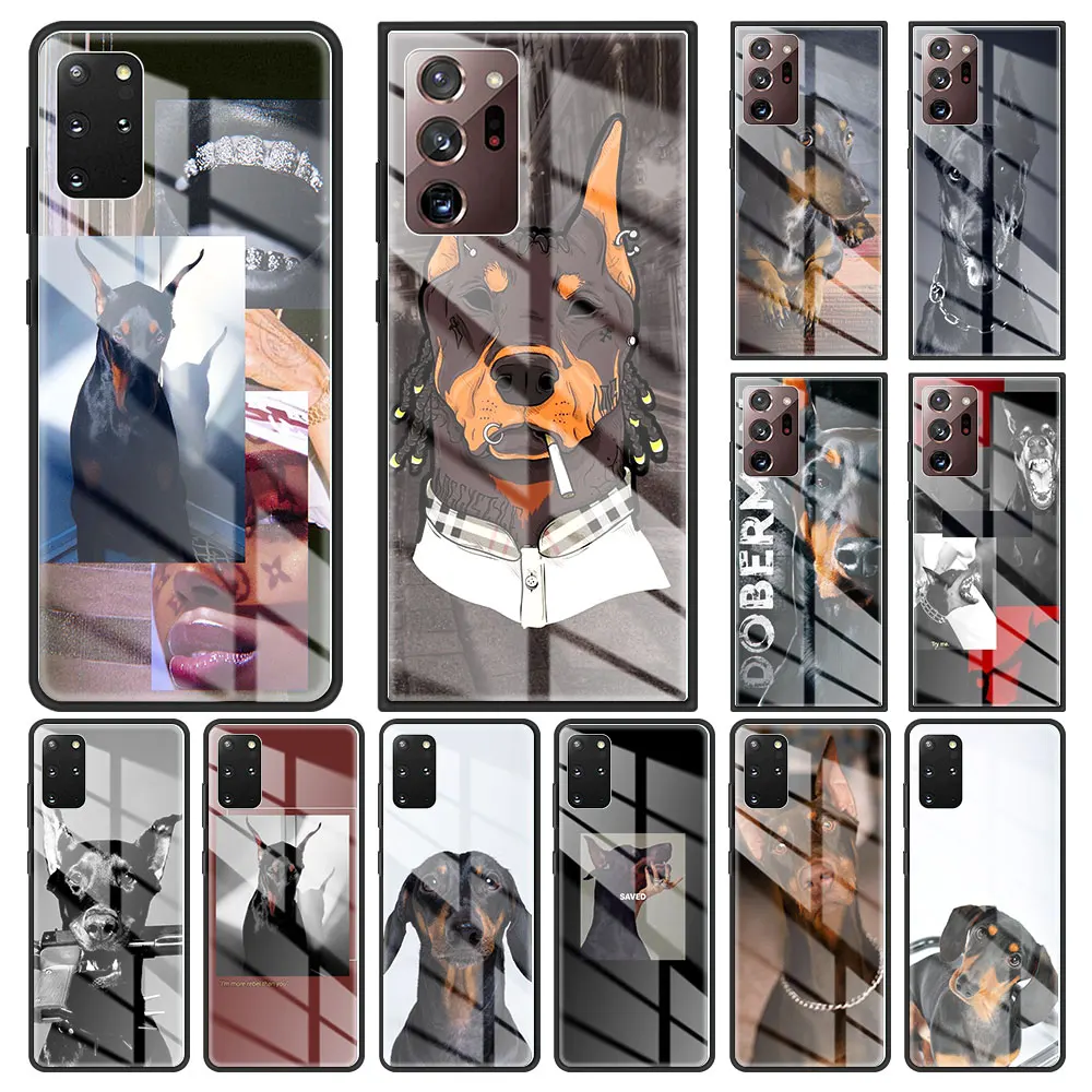 Glass Cover for Samsung S20 FE S21 S10 S9 S8 Case for Galaxy Note 20 Ultra 10 Plus 9 Phone Capa Animal Dachshund Doberman Dog
Glass Cover for Samsung S20 FE S21 S10 S9 S8 Case for Galaxy Note 20 Ultra 10 Plus 9 Phone Capa Animal Dachshund Doberman Dog