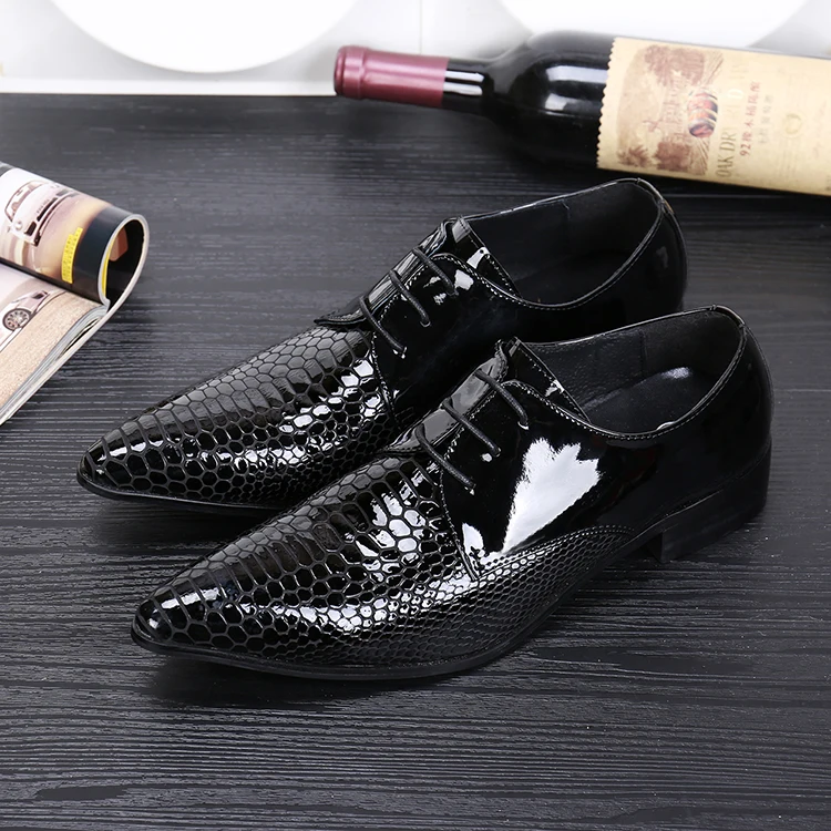 Chaussure Homme Alligator Shoes For Men Genuine Leather Snake Skin Prints Mens Shoes High Heels Pointy Italian Shoes Oxford
Chaussure Homme Alligator Shoes For Men Genuine Leather Snake Skin Prints Mens Shoes High Heels Pointy Italian Shoes Oxford