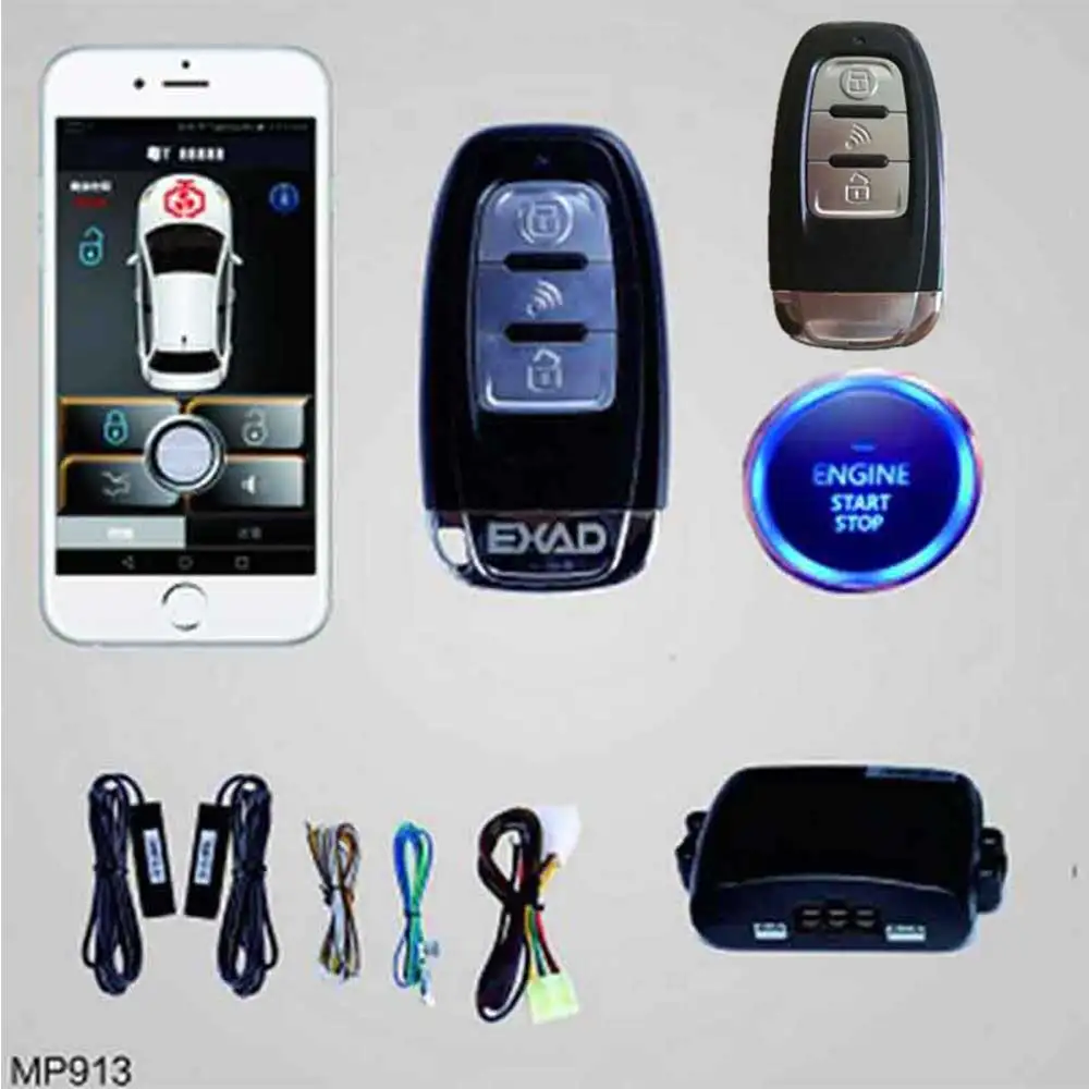 Universal Remote Start Car Smart Engine Start With Phone Control Car One-Key Stop Button Bluetooth App Auto Central Locking Kit
Universal Remote Start Car Smart Engine Start With Phone Control Car One-Key Stop Button Bluetooth App Auto Central Locking Kit