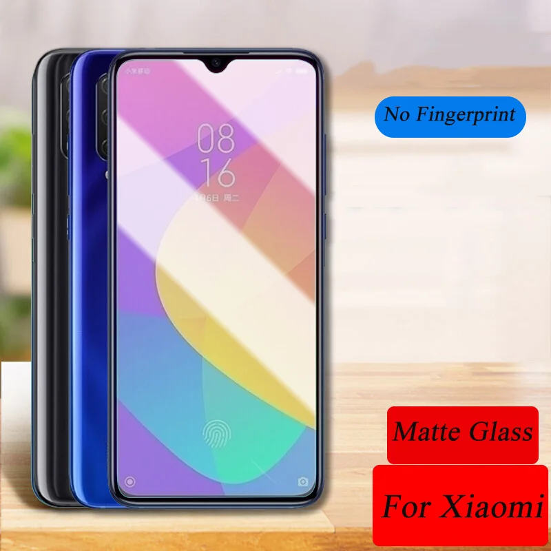 

Matte Frosted Tempered Glass For Xiaomi Mi A3 Lite CC9 Screen Protector For Xiaomi Mi CC 9E CC9E A2 Lite A1 Protective 9H Film