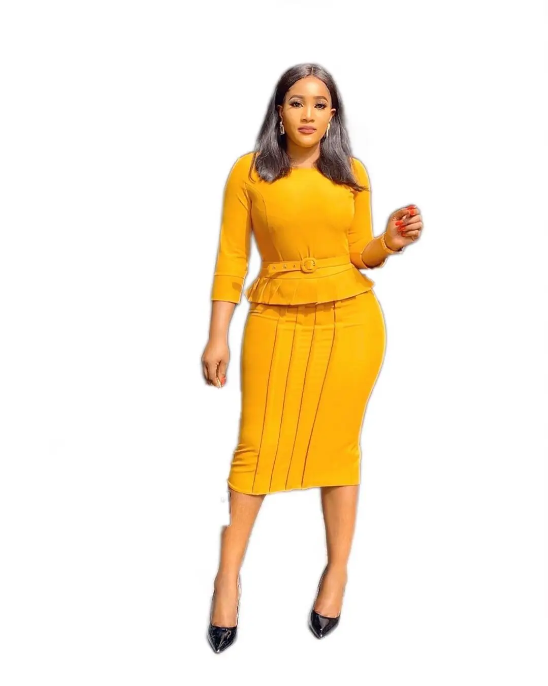 2020 New African Dresses For Women 3/4 Sleeve Africa Midi Pencil Dress African Clothing women Robe S-3XL
2020 New African Dresses For Women 3/4 Sleeve Africa Midi Pencil Dress African Clothing women Robe S-3XL