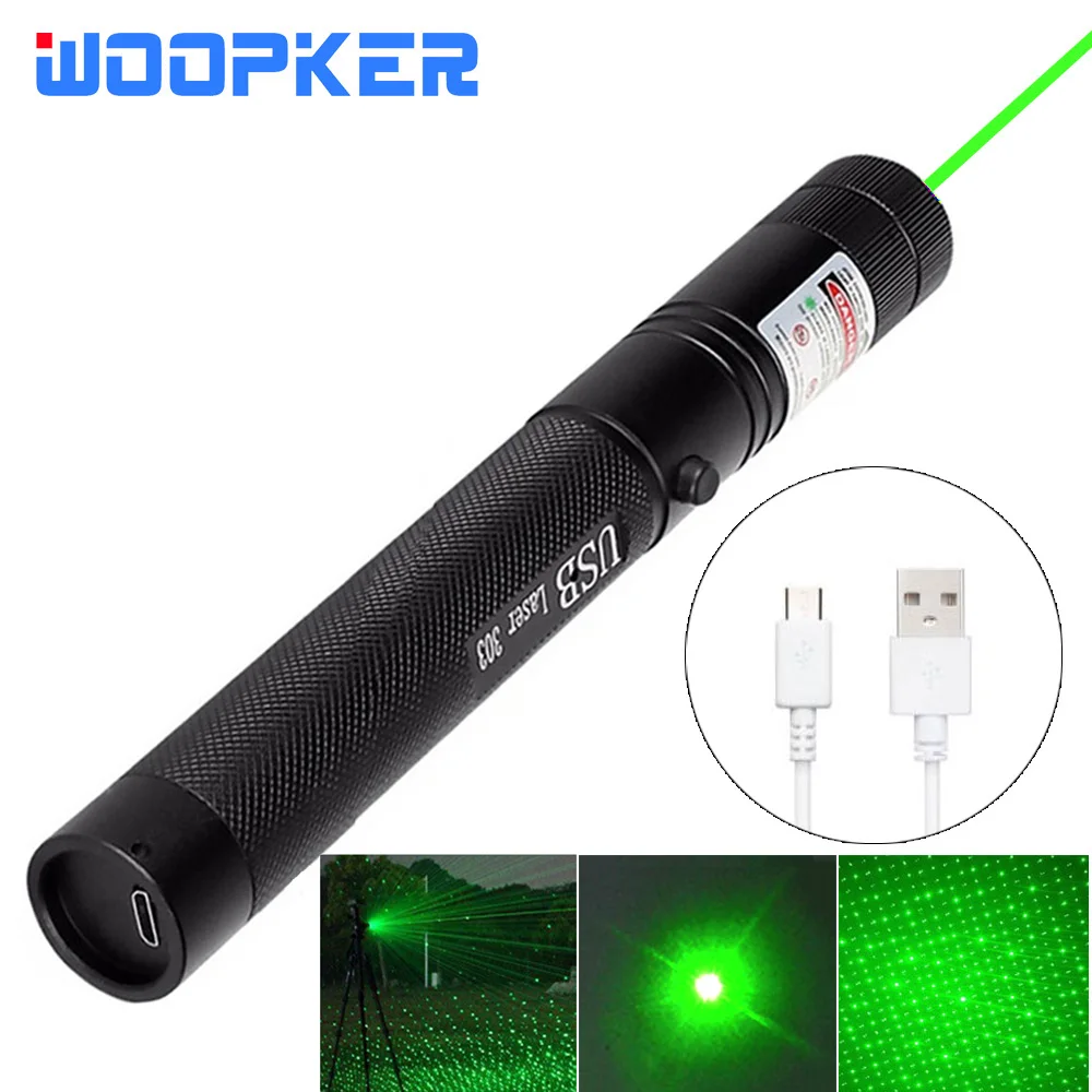 Hunting Laser Pointer 303 USB Rechargeable 532nm Lazer Flashlight Long Range Lasers Pointer Pen Green Red Light with Star Caps
Hunting Laser Pointer 303 USB Rechargeable 532nm Lazer Flashlight Long Range Lasers Pointer Pen Green Red Light with Star Caps