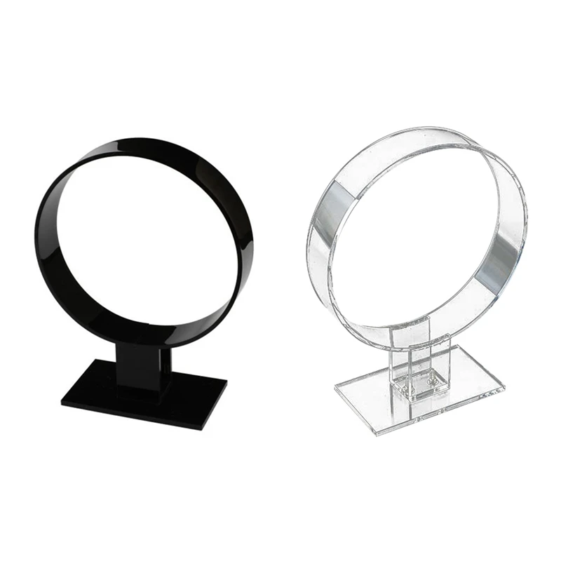 2x Acrylic Headband Holder, Hair Accessories, Headband Display Stand, Jewelry Holder Black & Transparent
2x Acrylic Headband Holder, Hair Accessories, Headband Display Stand, Jewelry Holder Black & Transparent