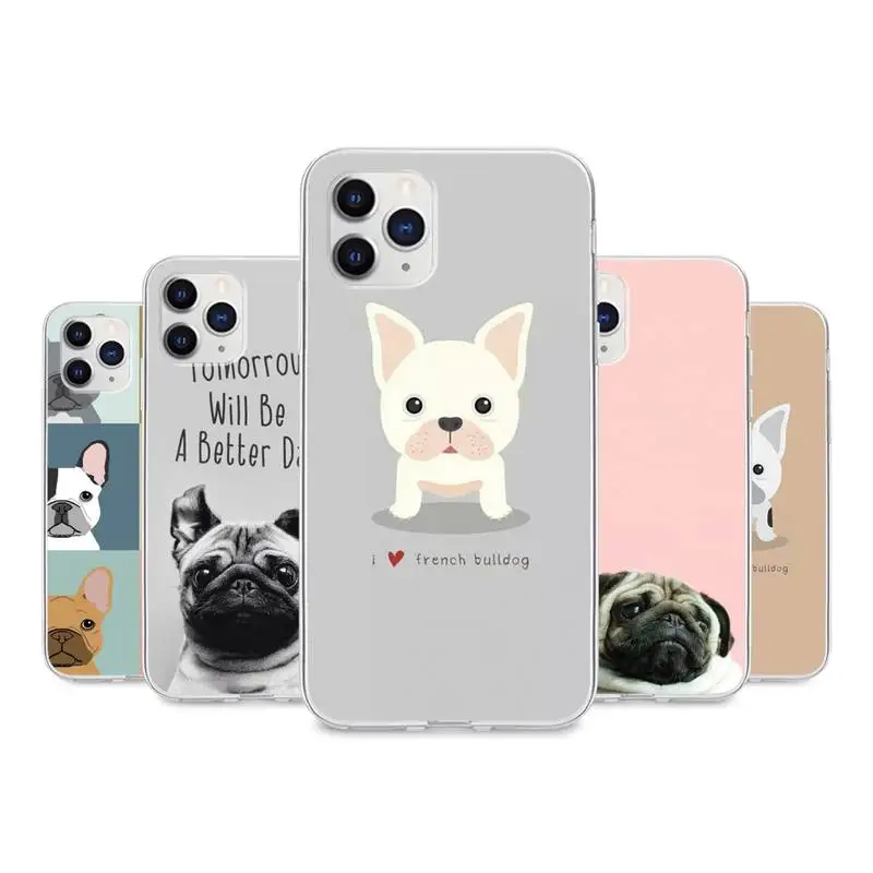 French Bulldog Pattern Transparent Cell Phone Case Clear Cover For Iphone 11 12 Pro Max 5s 6s 7 8 Plus X Xr Xs Max Se 2020
French Bulldog Pattern Transparent Cell Phone Case Clear Cover For Iphone 11 12 Pro Max 5s 6s 7 8 Plus X Xr Xs Max Se 2020