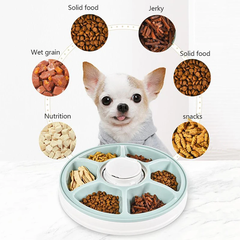 Pet Bowl Six-Hole Intelligent Timing Automatic Feeder Pet Bowl Music Reminder Automatic Feeder for Dog Cat Christmas Gift
Pet Bowl Six-Hole Intelligent Timing Automatic Feeder Pet Bowl Music Reminder Automatic Feeder for Dog Cat Christmas Gift