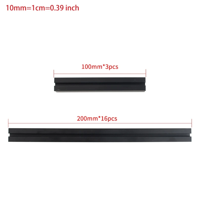 High Strength Extrusion Metal Frame for 3D Printer and DIY Engraving Machine 3.94/7.87inches 85DD
High Strength Extrusion Metal Frame for 3D Printer and DIY Engraving Machine 3.94/7.87inches 85DD