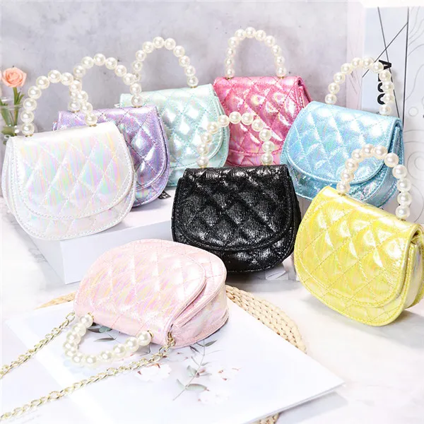 Small Kids Purse And Handbags Candy Color Quilted Shoulder Bag For Girls Pearls Top Handle
Small Kids Purse And Handbags Candy Color Quilted Shoulder Bag For Girls Pearls Top Handle
