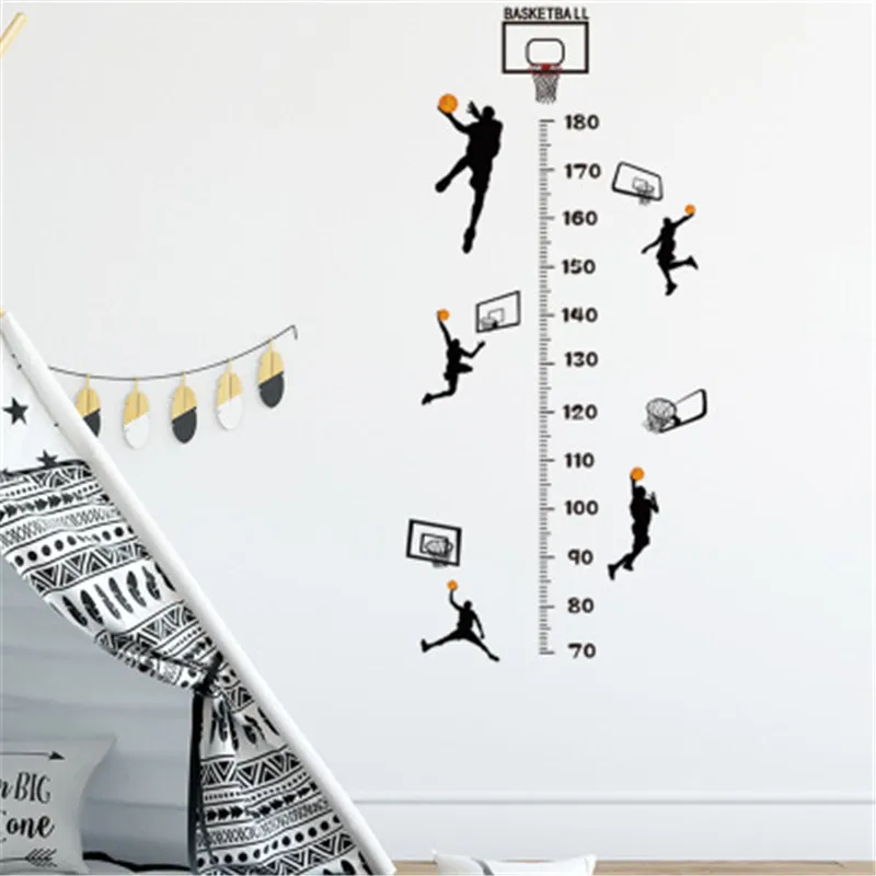 Cartoon Basketball Height Measure Wall Sticker For Kids Room Children Boy Room Decoration Height Chart Decals Wall Art Stickers
Cartoon Basketball Height Measure Wall Sticker For Kids Room Children Boy Room Decoration Height Chart Decals Wall Art Stickers