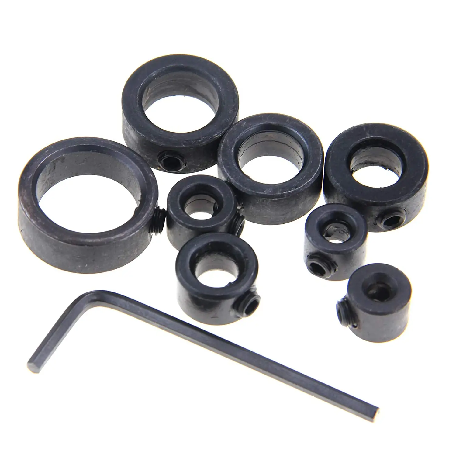 8pcs 3-16mm Woodworking Drill Locator Bit Depth Stop Collars Ring Positioner Drill Locator Wood Drill Bit With Wrench
8pcs 3-16mm Woodworking Drill Locator Bit Depth Stop Collars Ring Positioner Drill Locator Wood Drill Bit With Wrench