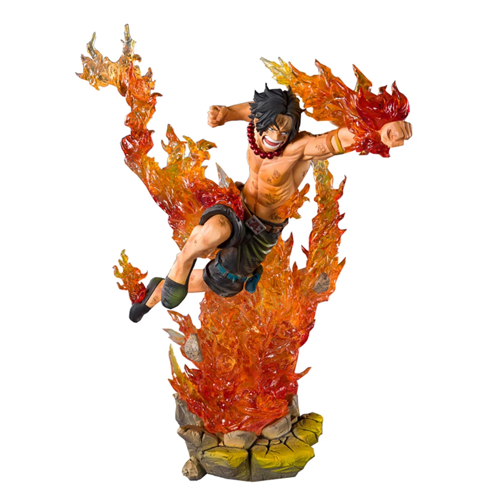 Экшн фигурка One Piece GK Portgas D Ace Fire Punch Аниме ПВХ 18 см Коллекционная модель игрушка