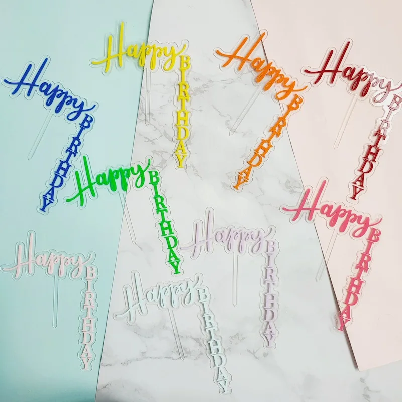 Original Acrylic Happy Birthday Cake Topper Gold Pink Birthday Cupcake Toppers Flags for Kids Birthday Party Cake Decorations
Original Acrylic Happy Birthday Cake Topper Gold Pink Birthday Cupcake Toppers Flags for Kids Birthday Party Cake Decorations
