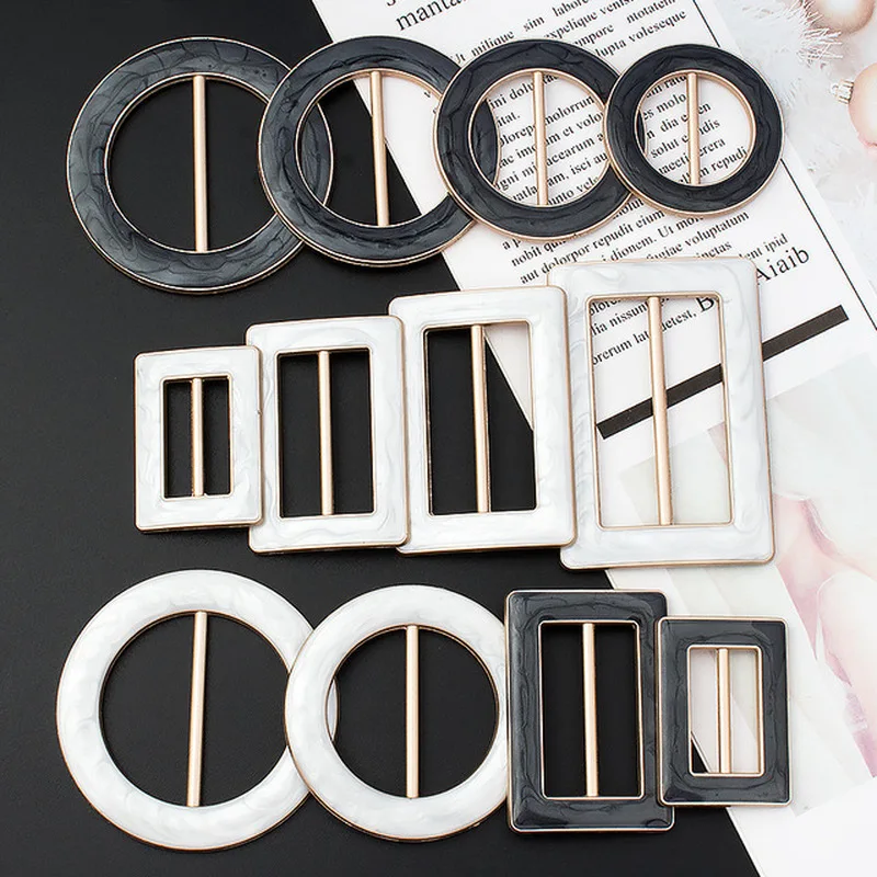 O Ring Metal Buckle Silk Scarf Buckle DIY Leather Bag Strap Belt Webbing Rectangle Adjust Tri-glide Pin Buckle Slider Accessory 
O Ring Metal Buckle Silk Scarf Buckle DIY Leather Bag Strap Belt Webbing Rectangle Adjust Tri-glide Pin Buckle Slider Accessory